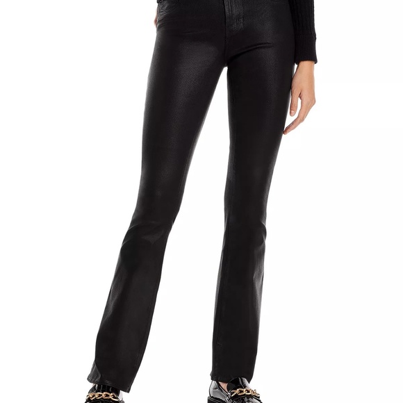 L'Agence Selma Jeans in Noir Coated | Size 32 - Picture 1 of 5